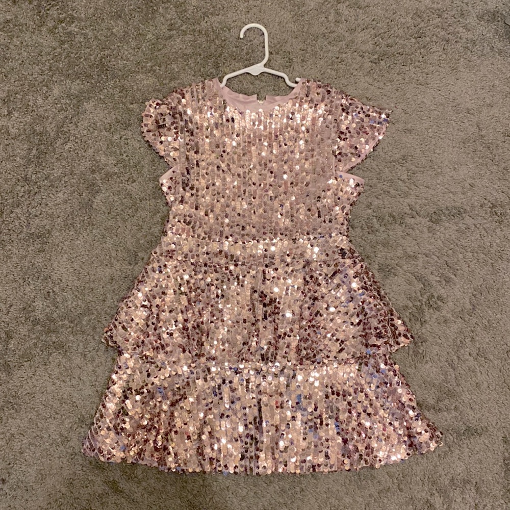 Rose Gold Sequin Dress